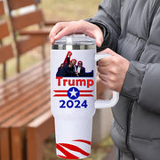 In Stock 2024 Trump Stainless Steel Vacuum Tumbler Wholesale Bulk 40oz Sublimation blank Tumbler 40oz Mug With Handle