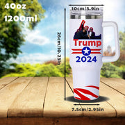 In Stock 2024 Trump Stainless Steel Vacuum Tumbler Wholesale Bulk 40oz Sublimation blank Tumbler 40oz Mug With Handle